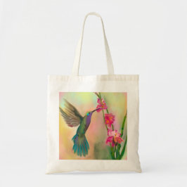 Mooie Kolibrie en Bloem Tote Tas