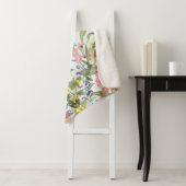 Mooie kolibrie in de bloemenhoed sherpa deken (In situ)