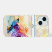 Mooie Kolibrie iPhone 15 Case (Achterkant horizontaal)
