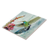 Mooie kolibrie keramische keuken Tegel Tegeltje (Zijkant)