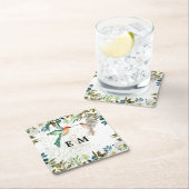 Mooie KOLIBRIE Paar Huwelijk Kartonnen Onderzetters (Insitu)