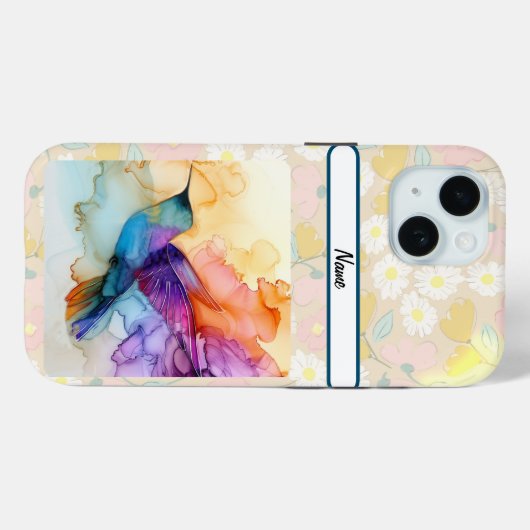 Mooie kolibrie taai Case-Mate iPhone case (Achterkant (horizontaal))