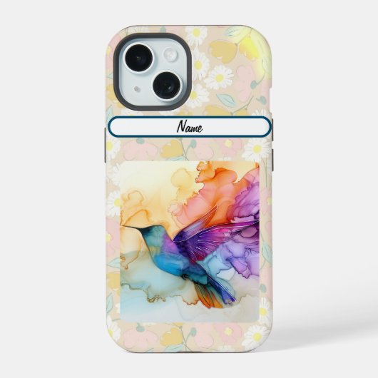 Mooie Kolibrie Taai iPhone 15 Case (Achterkant)