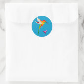 Mooie kolibries (Colibri) Ronde Sticker (Tas)