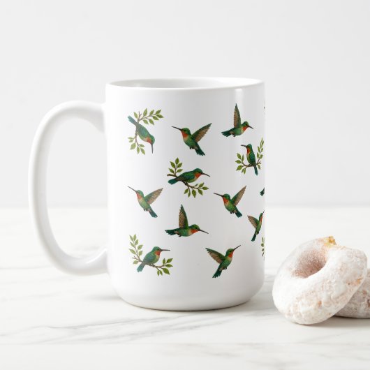Mooie kolibries koffiemok (Met donut)