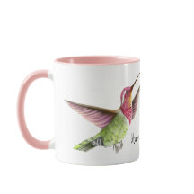 mooie kolibries tijdens de vlucht