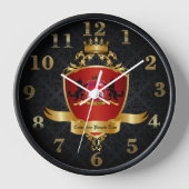 Mooie Kolja's koninklijke wandklok! (Voorkant)