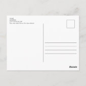 Mooie Konijn Pasen Ansichtkaart Briefkaart (Achterkant)