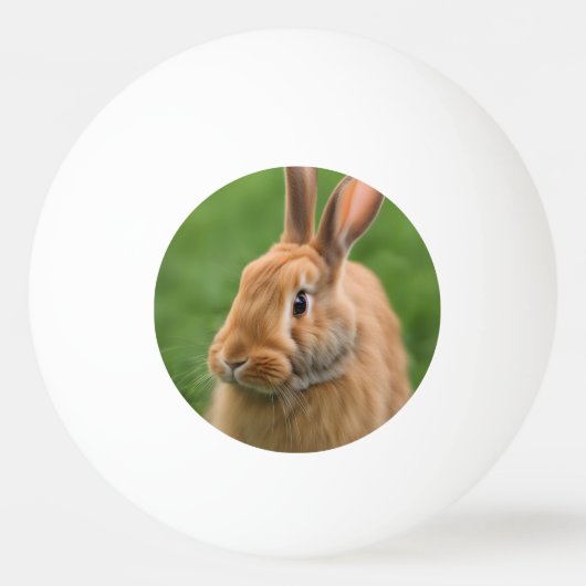 Mooie konijn pingpongbal (Voorkant)