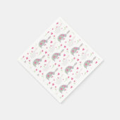 Mooie konijntjes. servet (Hoek)