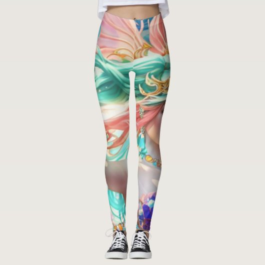 Mooie koningin leggings (Voorkant)