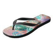 Mooie koningin  teenslippers (Schuin)