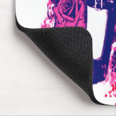 Mooie koningin van harten getatoeëerd voet muismat (Hoek)