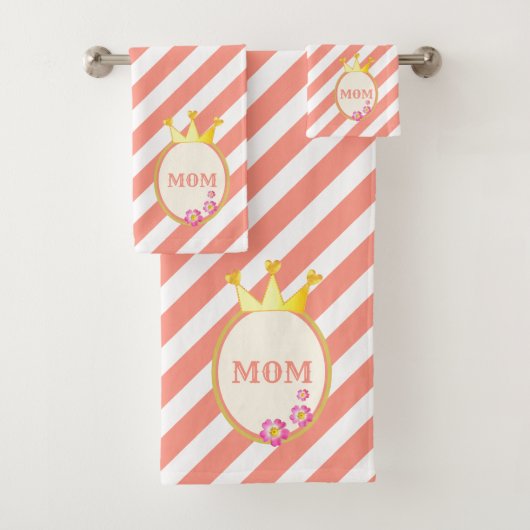 Mooie koninginnenkroon bad handdoek (Insitu)