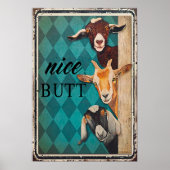 Mooie kont - Home Decor Wall Art Poster (Voorkant)