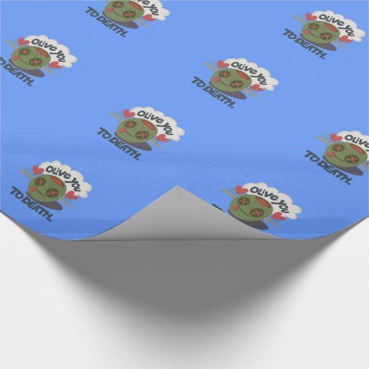 Mooie kool waar ik van Afrika hou Cadeaupapier (Hoek)