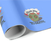 Mooie kool waar ik van Afrika hou Cadeaupapier (Rol Hoek)