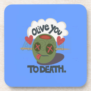 Mooie kool waar ik van Afrika hou Drankjes Onderzetter