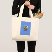 Mooie kool waar ik van Afrika hou Grote Tote Bag (Voorkant (product))