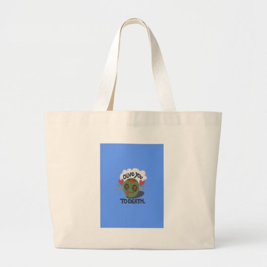 Mooie kool waar ik van Afrika hou Grote Tote Bag (Voorkant)