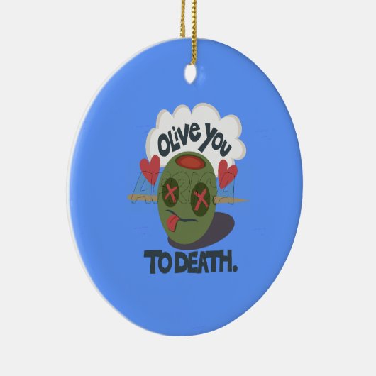 Mooie kool waar ik van Afrika hou Keramisch Ornament (Rechts)