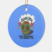 Mooie kool waar ik van Afrika hou Keramisch Ornament (Links)