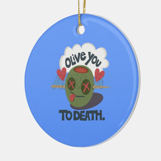 Mooie kool waar ik van Afrika hou Keramisch Ornament (Links)