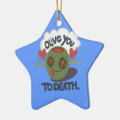 Mooie kool waar ik van Afrika hou Keramisch Ornament (Links)