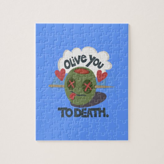 Mooie kool waar ik van Afrika hou Legpuzzel (Verticaal)