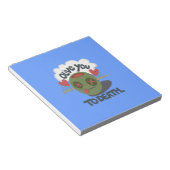 Mooie kool waar ik van Afrika hou Notitieblok (Schuin)