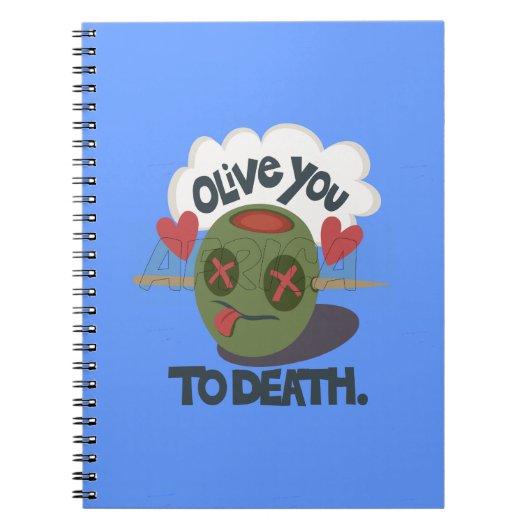 Mooie kool waar ik van Afrika hou Notitieboek (Voorkant)