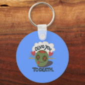 Mooie kool waar ik van Afrika hou Sleutelhanger (Voorkant)