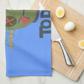 Mooie kool waar ik van Afrika hou Theedoek (Quarter Fold)