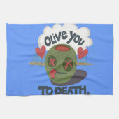 Mooie kool waar ik van Afrika hou Theedoek (Horizontaal)