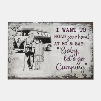 Mooie koppels citaten mat, eenvoudig ontwerp deurmat