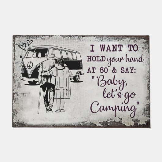 Mooie koppels citaten mat, eenvoudig ontwerp deurmat (Voorkant)