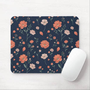 Mooie Koraal & Blush Botanische Bureaumat Muismat