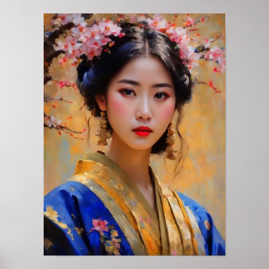 Mooie Koreaanse Lady Prinses Poster (Voorkant)