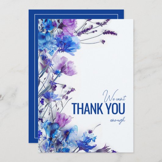 💍Mooie korenbloem dromen Bedankkaart (Voorkant / Achterkant)