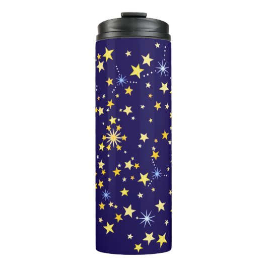 Mooie Kosmische Patroon Sterrennacht Sterrenstelse Thermosbeker (Voorkant)