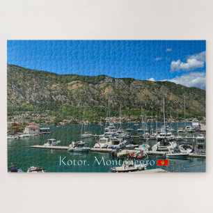 Mooie Kotorbaai in Montenegro reis Legpuzzel