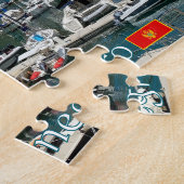 Mooie Kotorbaai in Montenegro reis Legpuzzel (Zijkant)