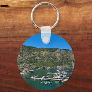 Mooie Kotorbaai in Montenegro reis Sleutelhanger