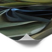 Mooie kraan imitatie Japanse papierkunst Poster (Hoek)