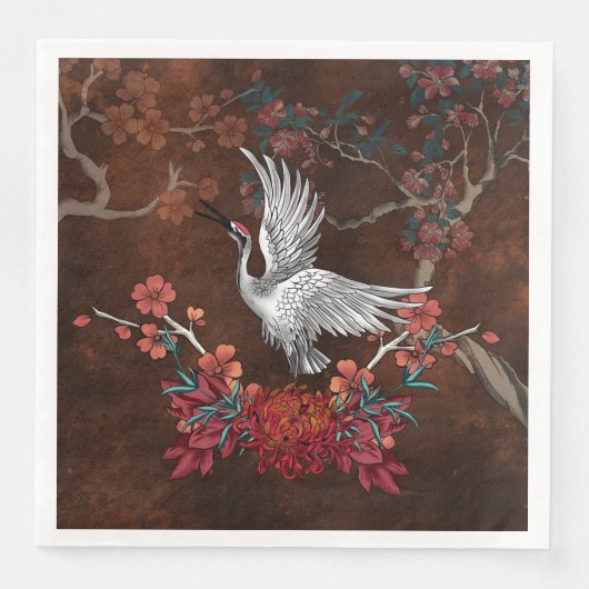 Mooie kraan servet (Voorkant)