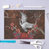 Mooie kraan tissuepapier (Craft)