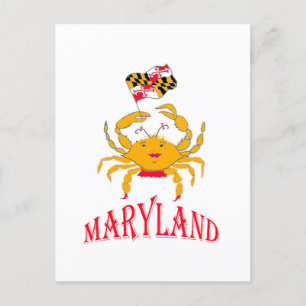 Mooie krab in Maryland Briefkaart