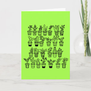 Mooie krabbelplanten in potten kaart