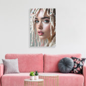 Mooie Kralen Canvas Afdruk (Insitu (Woonkamer))