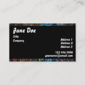 Mooie kralen - zakelijk visitekaartje (Achterkant)